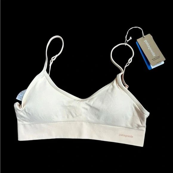 Patagonia Women's Barely Everyday Bra Valley Flora Jacquard Cameo Size M - Picture 1 of 6